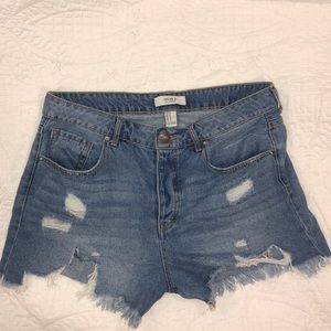 Forever 21 denim cut-off shorts